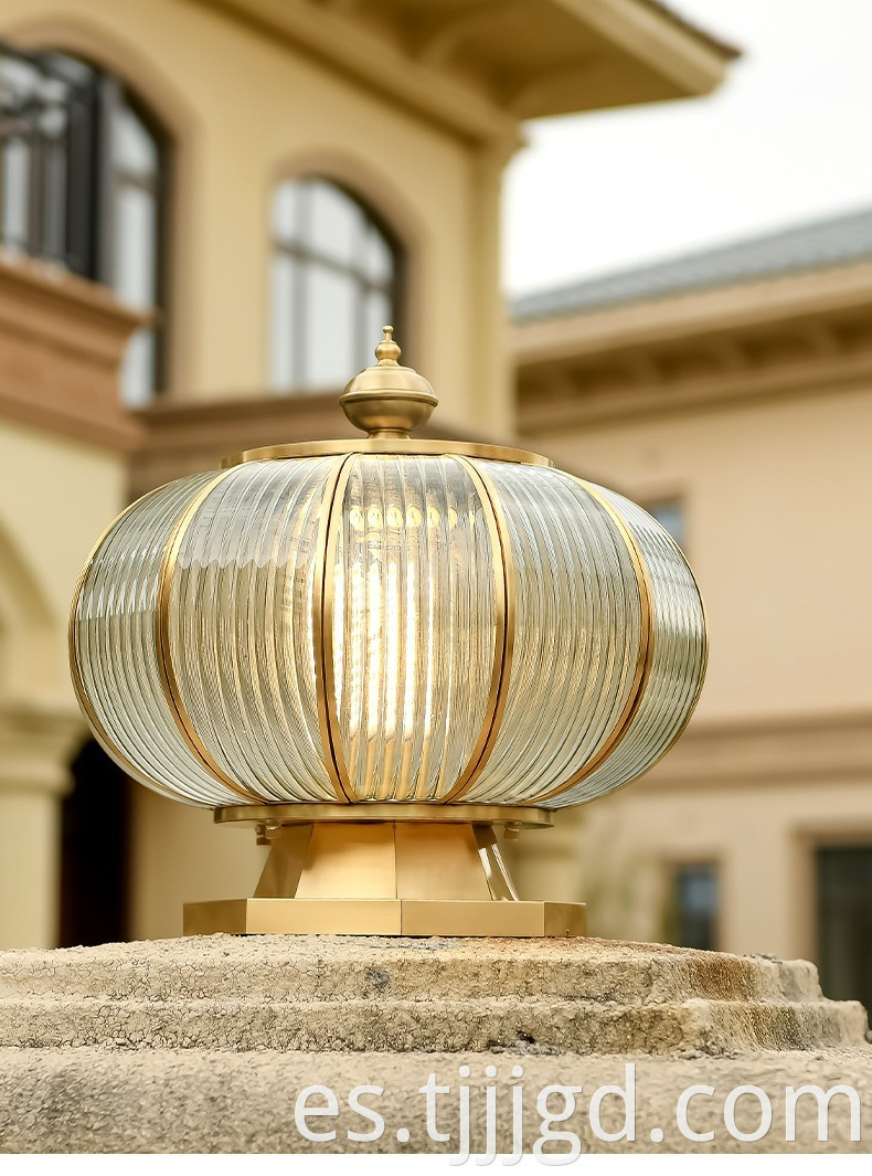 LED Outdoor Stone Pillar Lights
